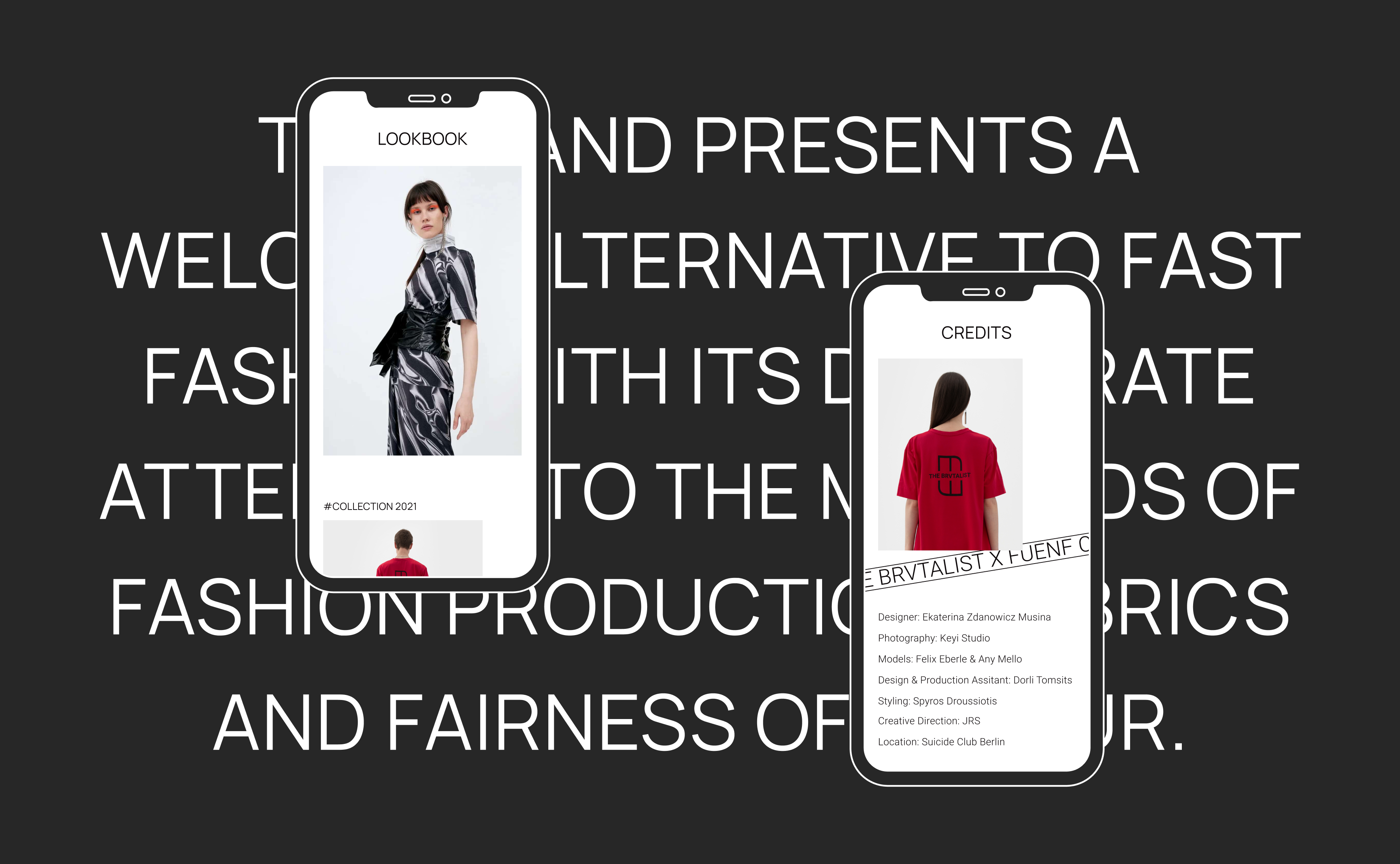 Two mobile phones with site previews